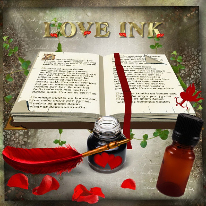 Handmade Love Ink. Absolute for love, romance spells. For sigils and talismans having to do with love.