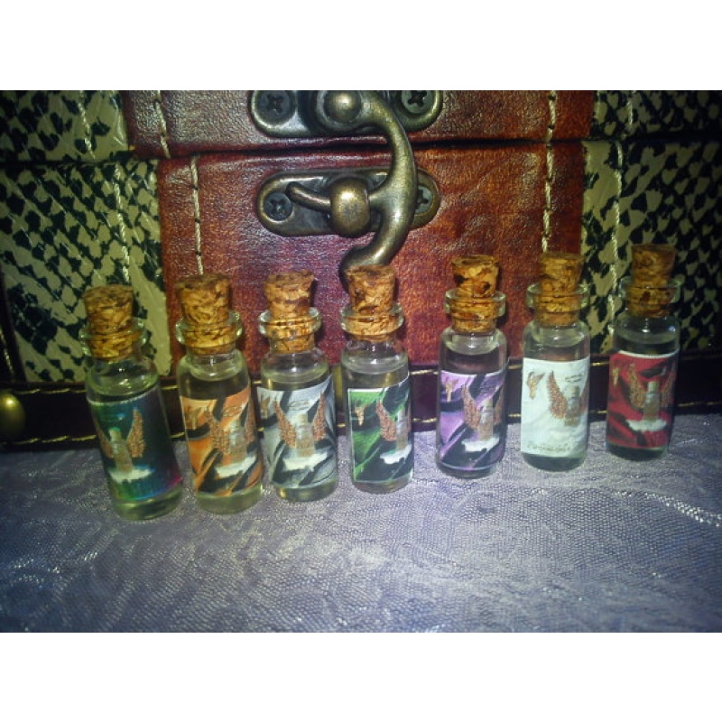 7 Archangels Oils Set. Michael, Raphael, Gabriel, Uriel, Chamuel, Raziel, Zadkiel. Healing, inspiration, Protection, judgment, prophecy.