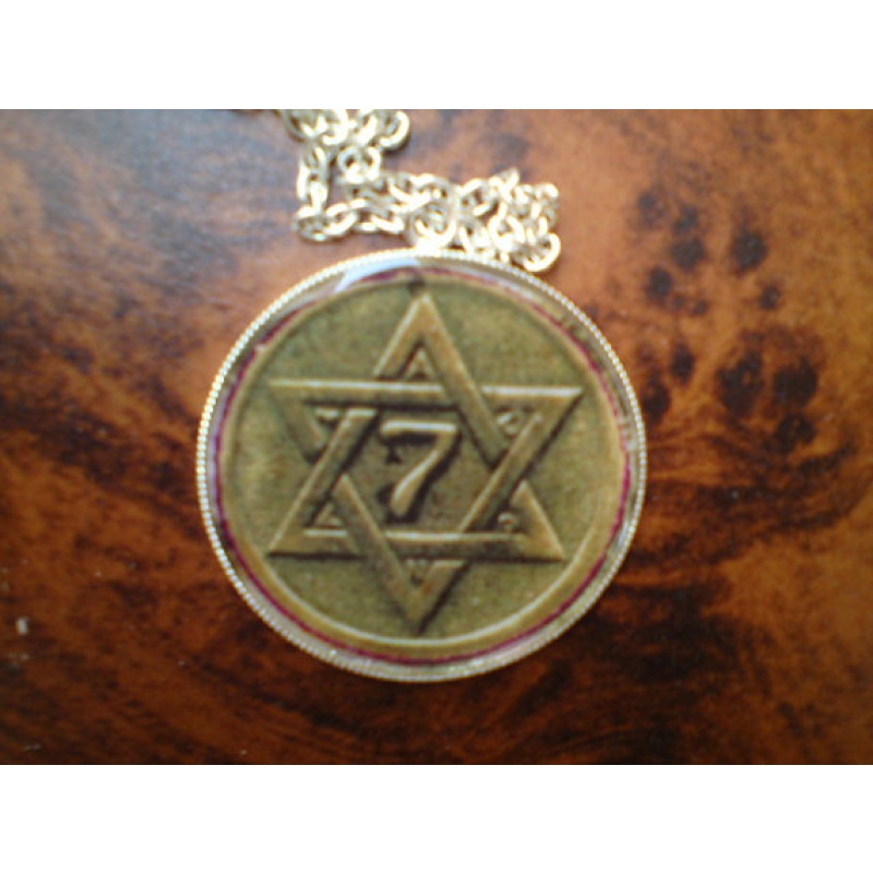 Lucky Seven Pendant - Harness the Power of Luck for Gambling amulet, Fast Money great Luck Reversing, fortune ,Prosperity,Lucky games win