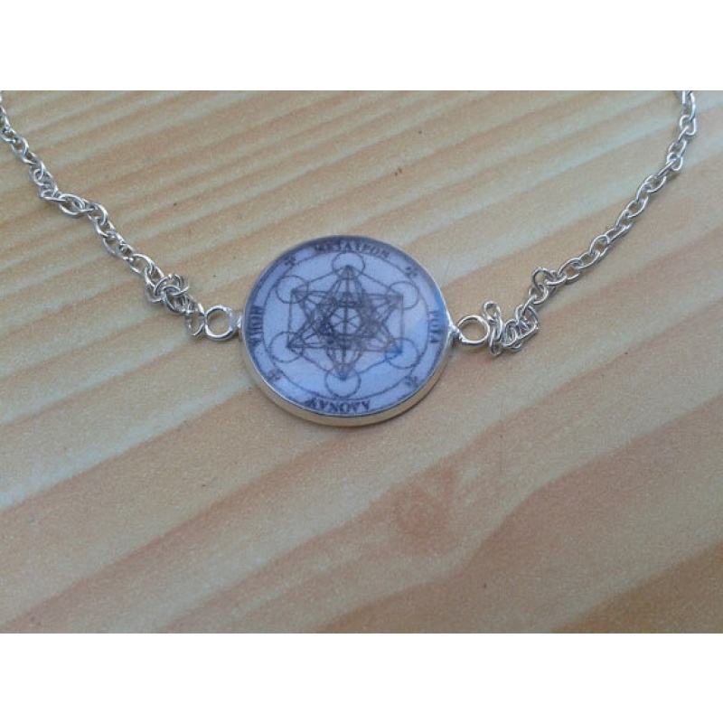 Metatron's Cube Bracelet - Sacred Symbol of Cosmic Harmony. Divine Geometry Adorn