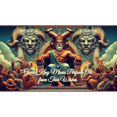 Greek King Minos perfume oil. King Minos is a mysteriously beautiful potion fragrance Perfume for men. Essential oils 10 ml Truewishes