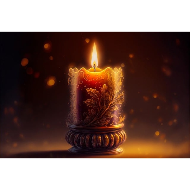 Candle Spell Blessing to remove negativity