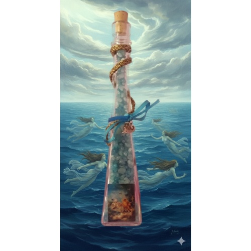 Aurae sea salts with pure sea breeze essential oil. Aromatherapy Smelling Salts. Spa Bath Salts. Handmade, Spa gift