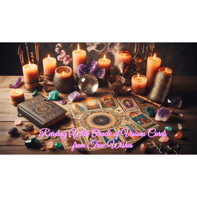 Reading with Oracle of Visions Cards. Unlock Your Destiny: Insight & Clarity. Divination, Guidance, Quick Look at Career, love with FIVE cards. ONE QUESTION